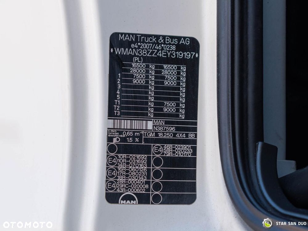 MAN TGM 18.250 4x4 FassiI F215A.0.23 Active HDS Żuraw - 23