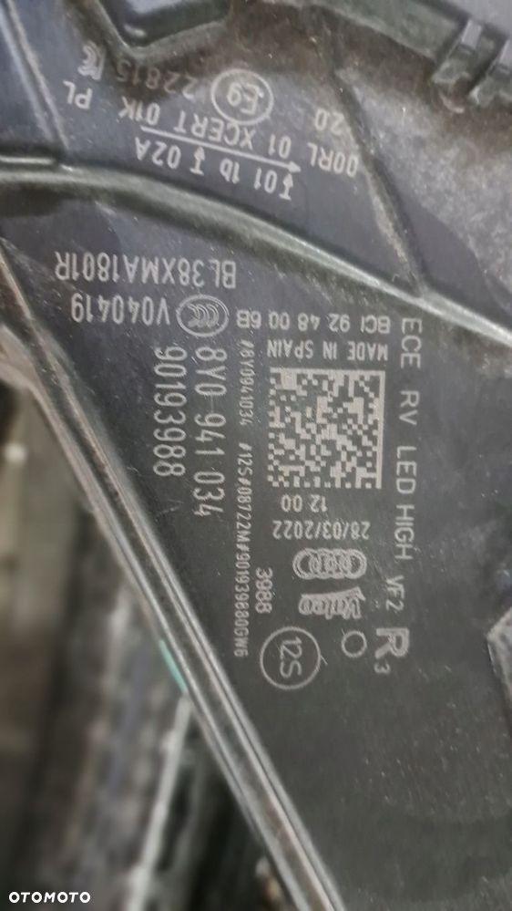 REFLEKTOR FULL LED AUDI Q3 83A 83F 2019-2023 ORYGINAŁ OE 83A941011 - 7