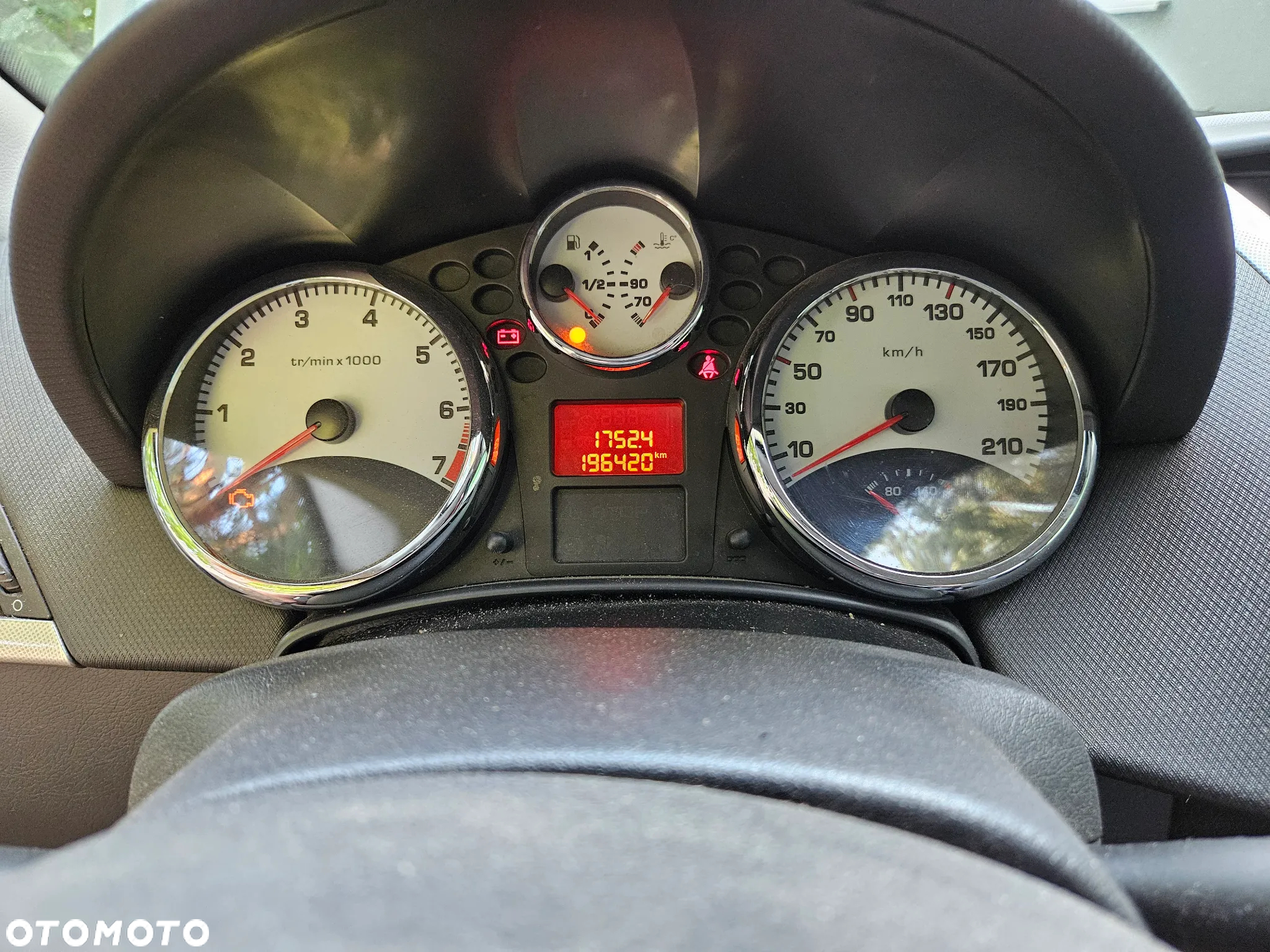 Peugeot 207 1.4 1.6 B zegar licznik 9662904080 - 5