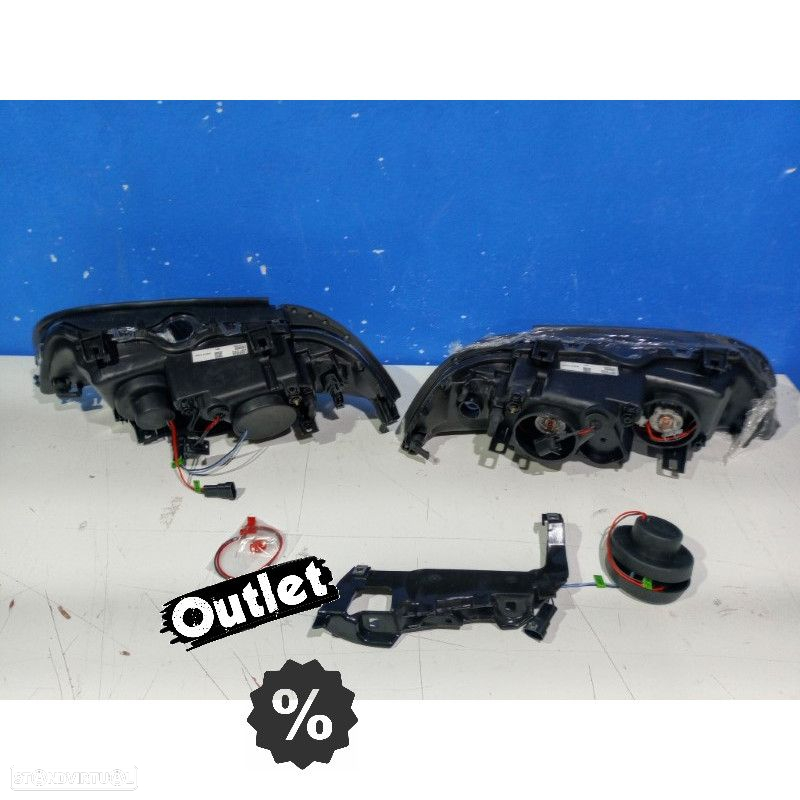 R145769C2 FARÓIS ANGEL EYES BMW E39 95-00 FUNDO PRETO - 4