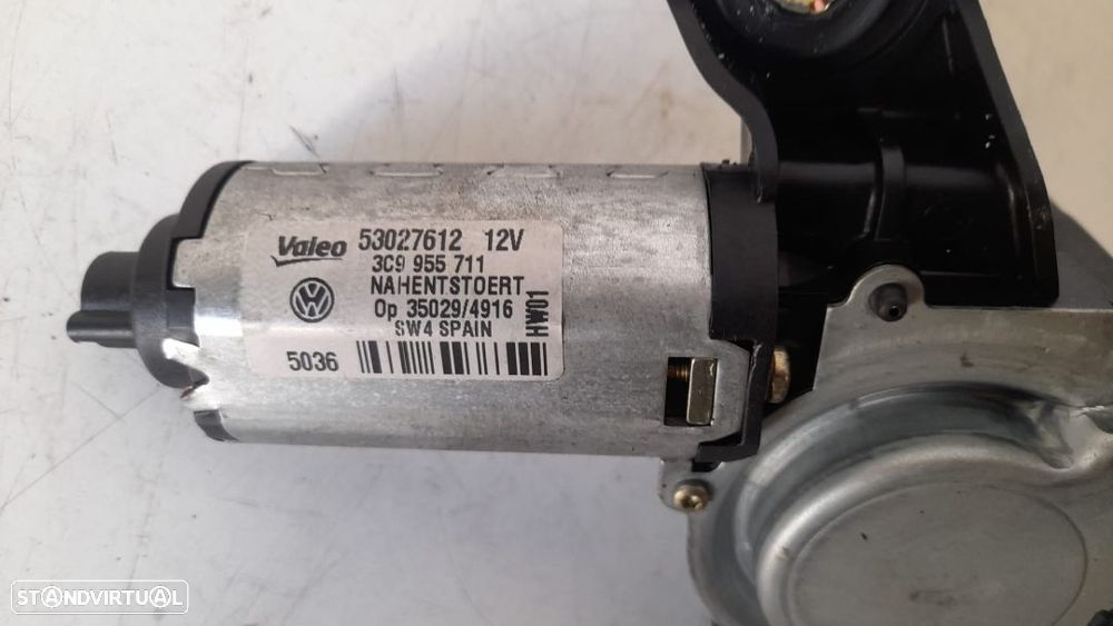 MOTOR SISTEMA ELEVADOR LIMPA VIDROS TRASEIRO TRÁS VALEO 3C9955711 VW VOLKSWAGEN PASSAT B6 - 5