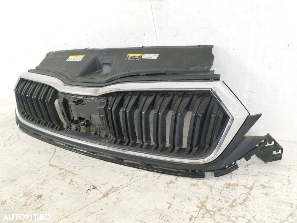 Grila Radiator Skoda  Octavia 4 [2019 - 2024] Originala In Stare Buna - 3