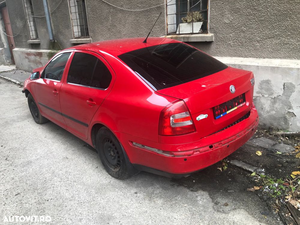 Usa stanga/dreapta fata spate Skoda Octavia 2 rosu berlina - 4