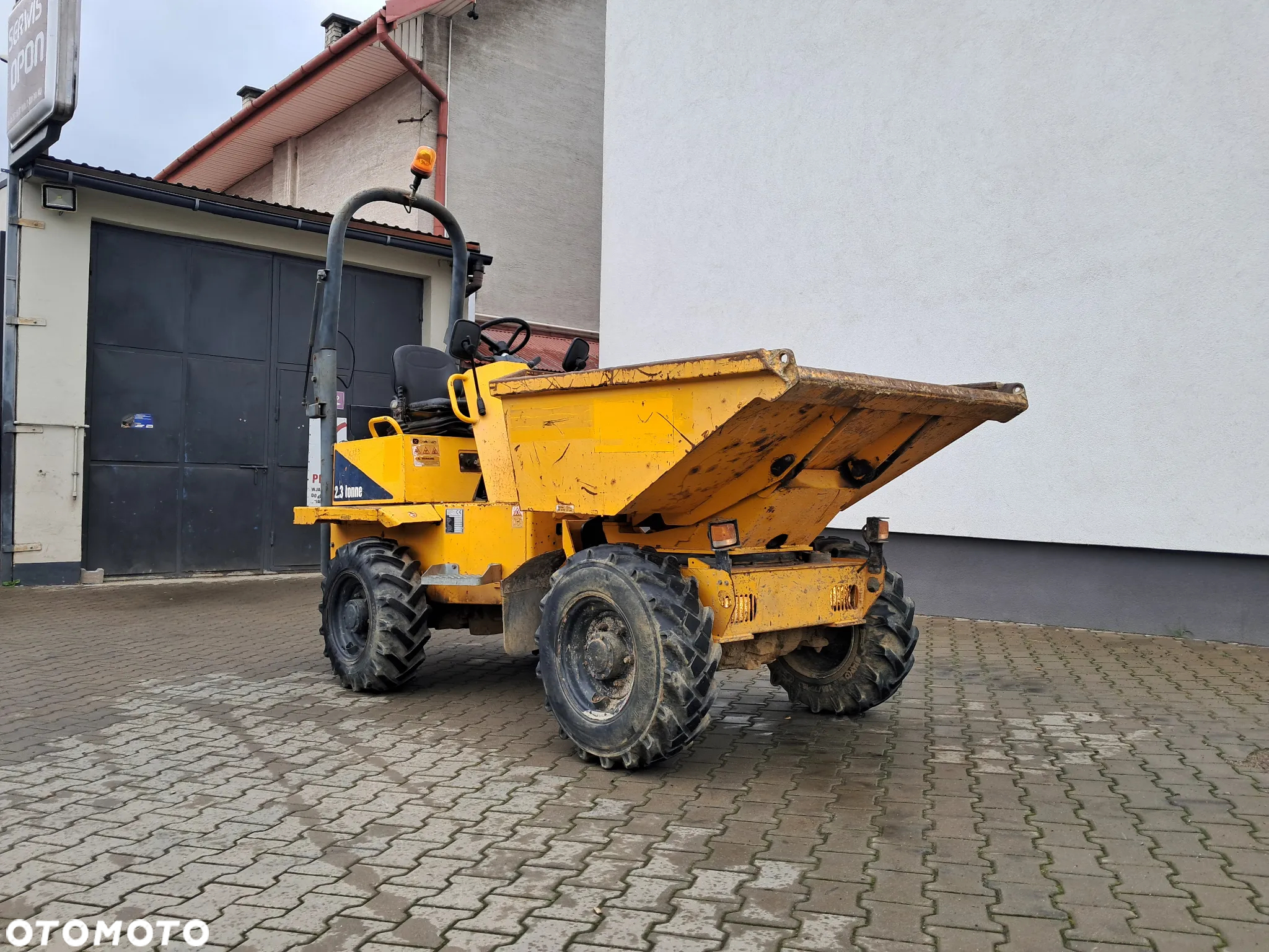 Thwaites Wozidło budowlane obrotowe (kiper + obrót) wywrotka ładowność 3 t tony nowe opony przód * 33KM * światła * prod. 2016* sprawne * 1345 MTH * silnik Yanmar - 16