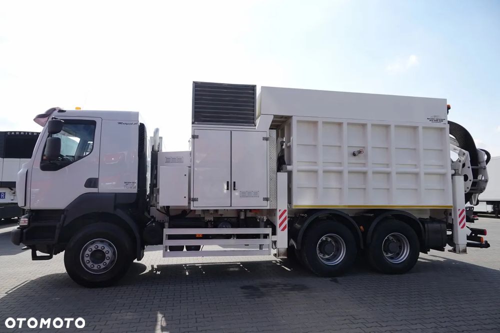 Renault KERAX 450 / 6x4 / KOPARKA SSAĄCA / MTS SAUGBAGGER 3A11T /ASENIZACYJNY / ŁADOWARKA PRÓŻNIOWA / WUKO / MŁOT / STEROWANIE RADIOWE - 4