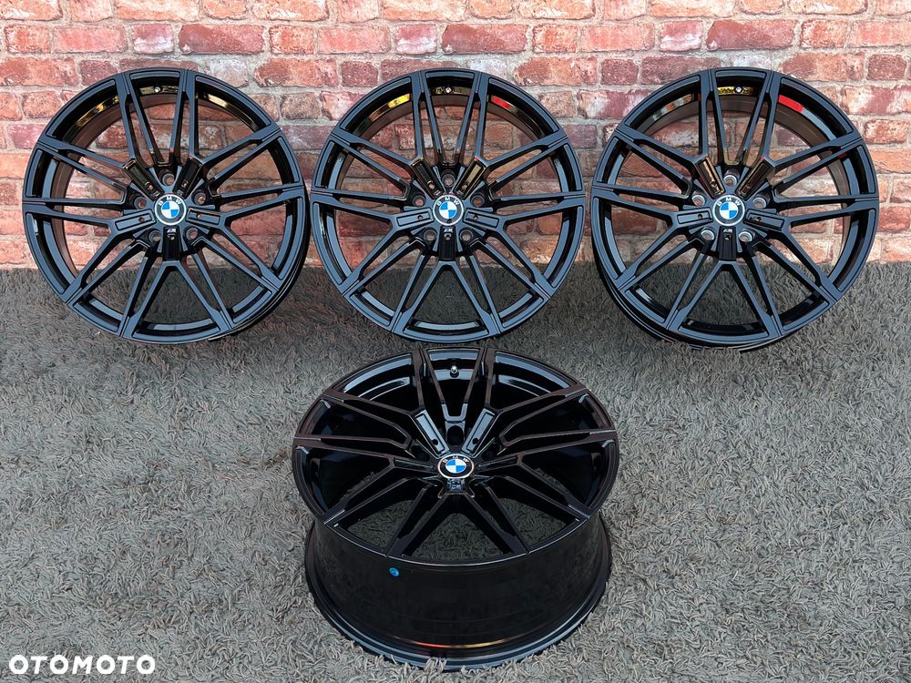 8.5j 9.5j alufelgi 5x120 19 Black BMW seria 3 5 F10 E46 E90 F30 F32 F34 F01 F12 Z4 E60 xDrive M pakiet jak styling 930 Carbonado Solid Japan Racing ET30 ET35 - 1