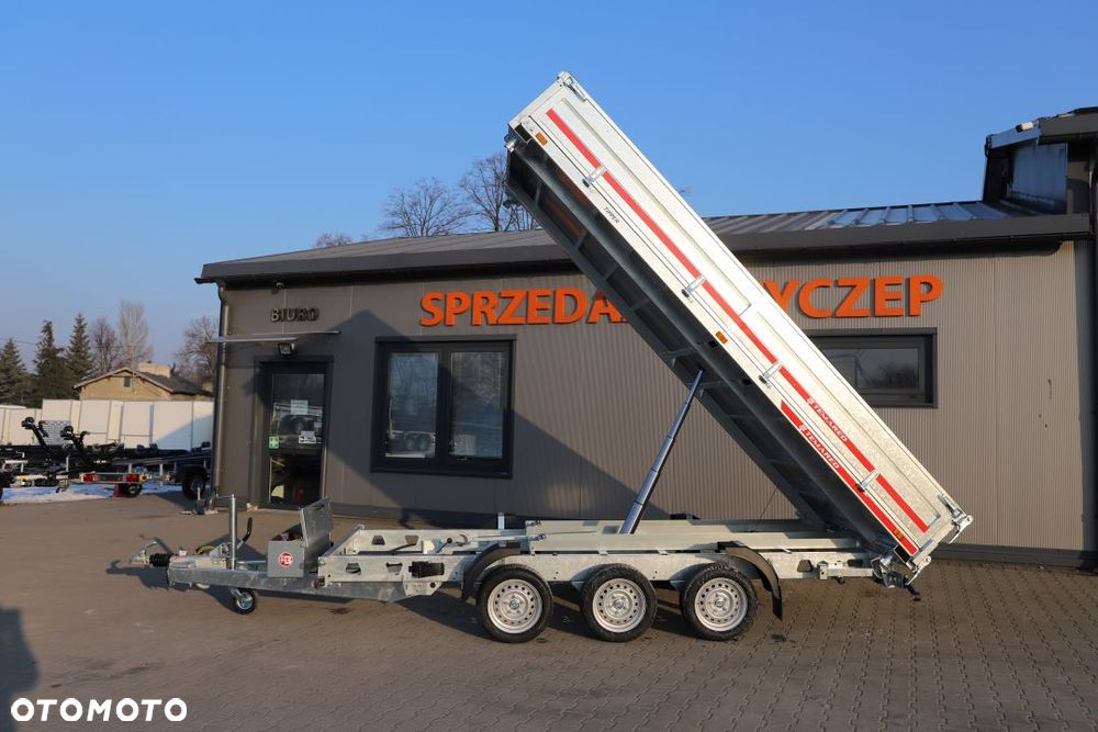 TEMARED /MARTZ TIPPER 4020/3 C S 3,5T 405x197x40 cm , DMC 3500 kg, 3 osie, Koła 195R13C, Burty stalowe - 19