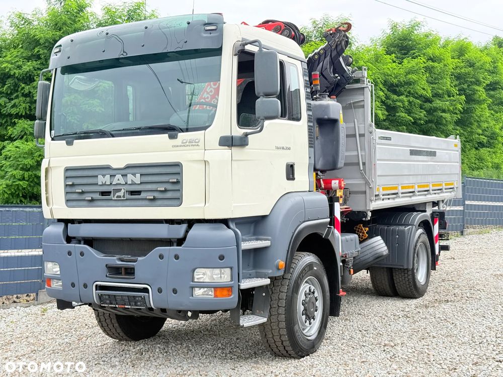 MAN * MAN TGA 18-350 * 4x4 * HDS Fassi 235 CXP * Kiper Wywrotka * Sprowadzony* Bardzo Dobry Stan * - 3