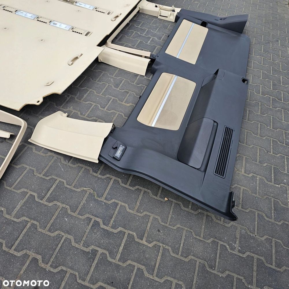 VW T5 T6 MULTIVAN HIGHLINE wnętrze podsufitka tapicerka słupek 2drzwi SKÓRA - 12