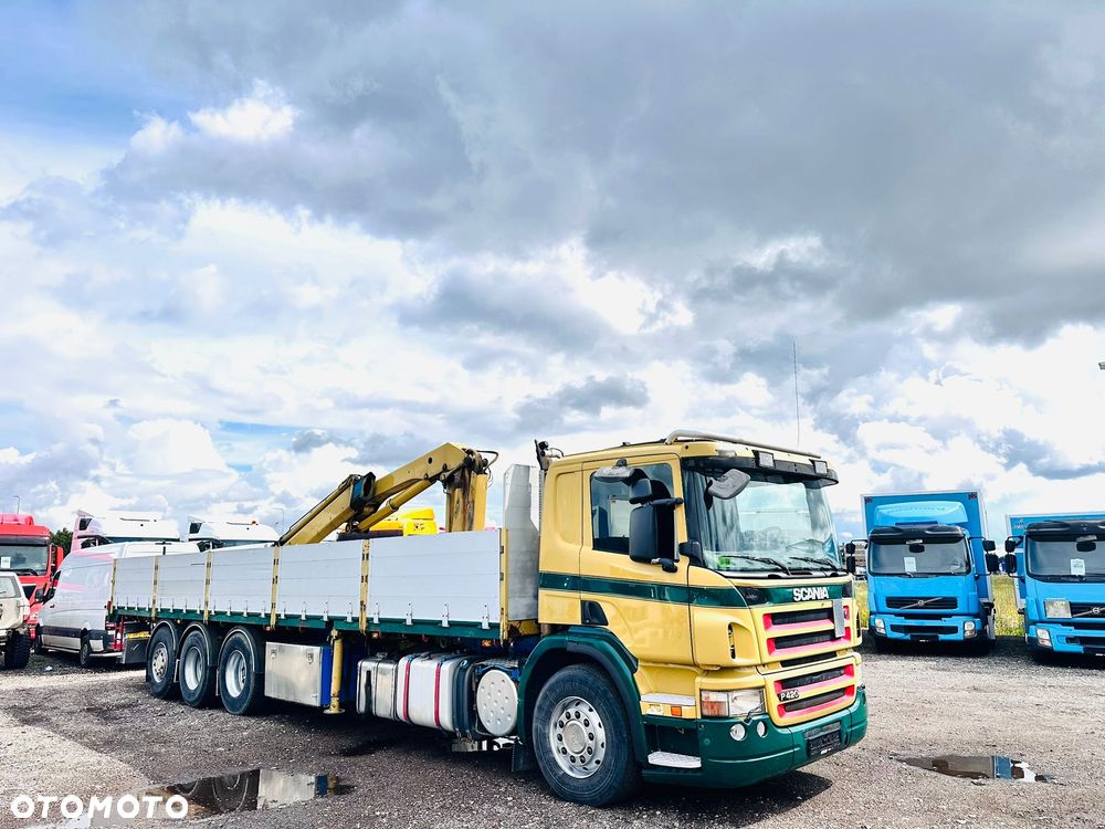 Scania P 420 / 8x4 / DŹWIG PALFINGER PK16502 - 3