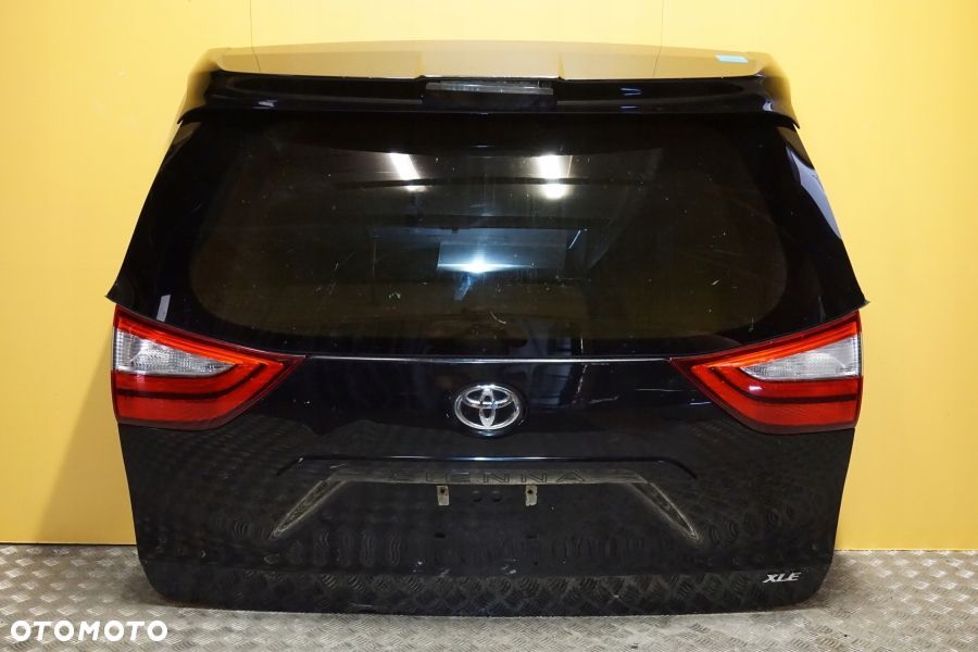TOYOTA SIENNA 2015 2020 Klapa Bagażnika Szyba Spoiler Lampa Tył Komplet USA - 1
