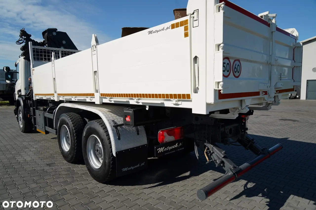 Scania P 410 / 6x4 / WYWROTKA - 6 M + HDS HIAB XS 211 / STEROWANIE RADIOWE / EURO 6 / ROTATOR / CHWYTAK - 15