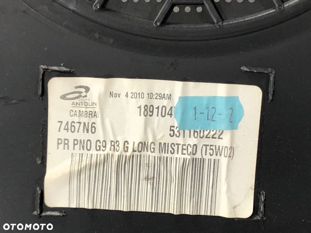 BOCZEK BAGAŻNIKA LEWY  CITROEN JUMPY (VF7) 2007 - 2016 2.0 HDi 120 88 kW [120 KM] olej napędowy - 5