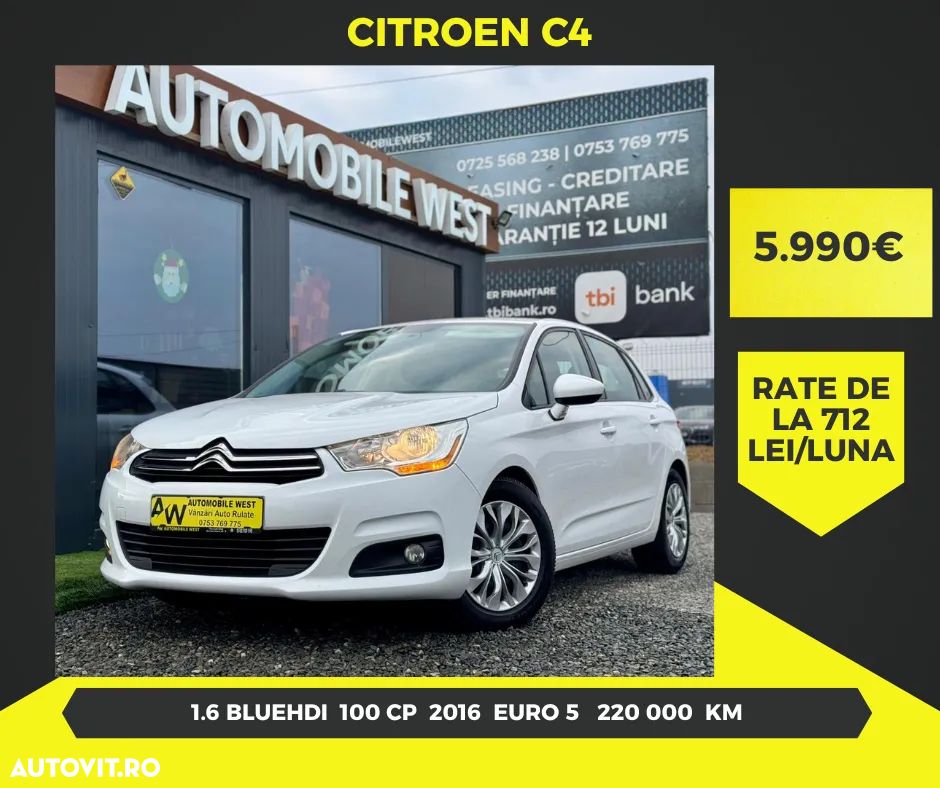 Citroën C4 BlueHDi 100 Selection - 1