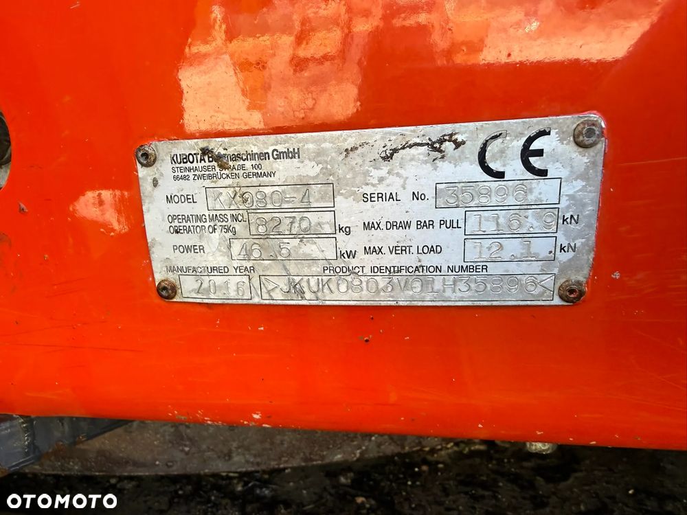 Kubota KX 080 - 4 - 7