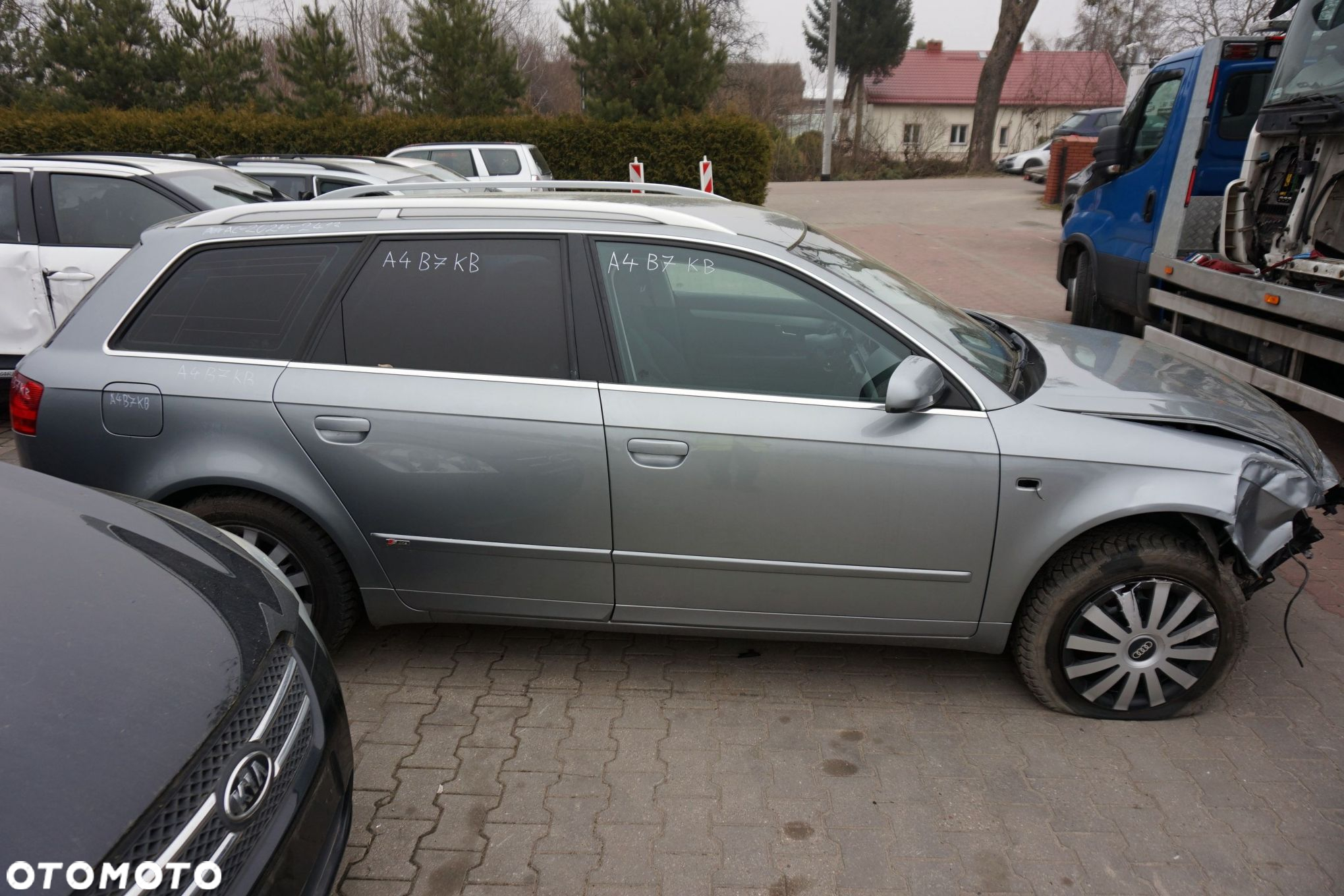AUDI A4 B7 KOMBI 2007 LY7G 2.0 TDI BRD 170KM HCK SZARY na części - 6