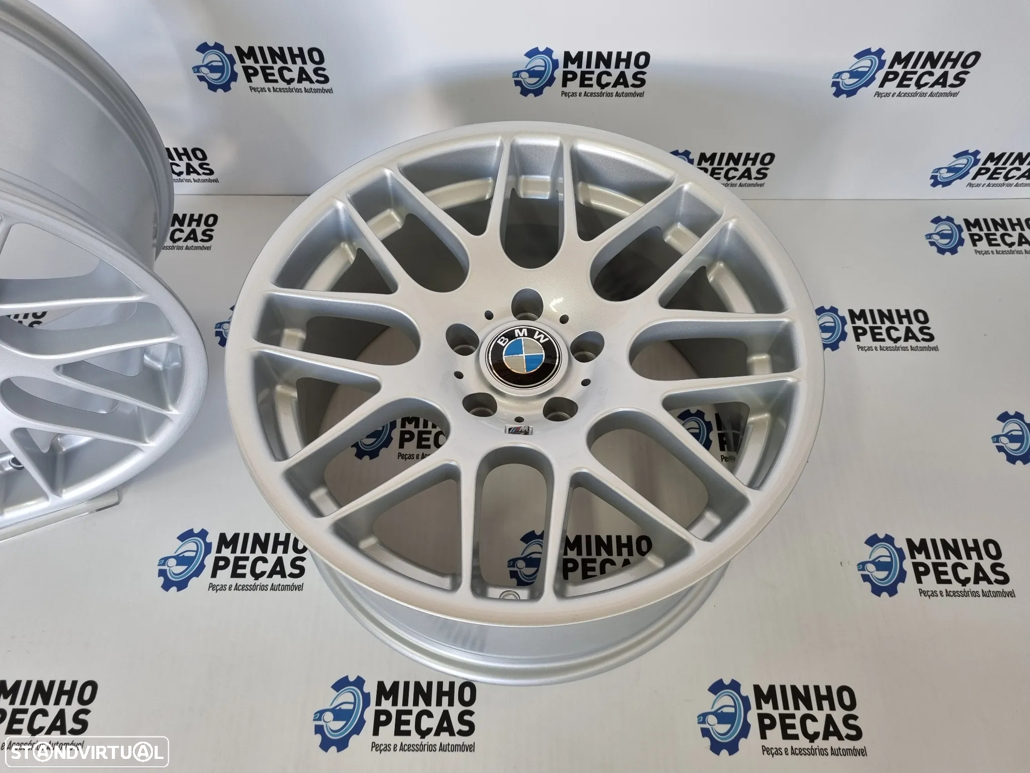 Jantes Look BMW M3 E46 CSL em 18 Hyper Silver - 7