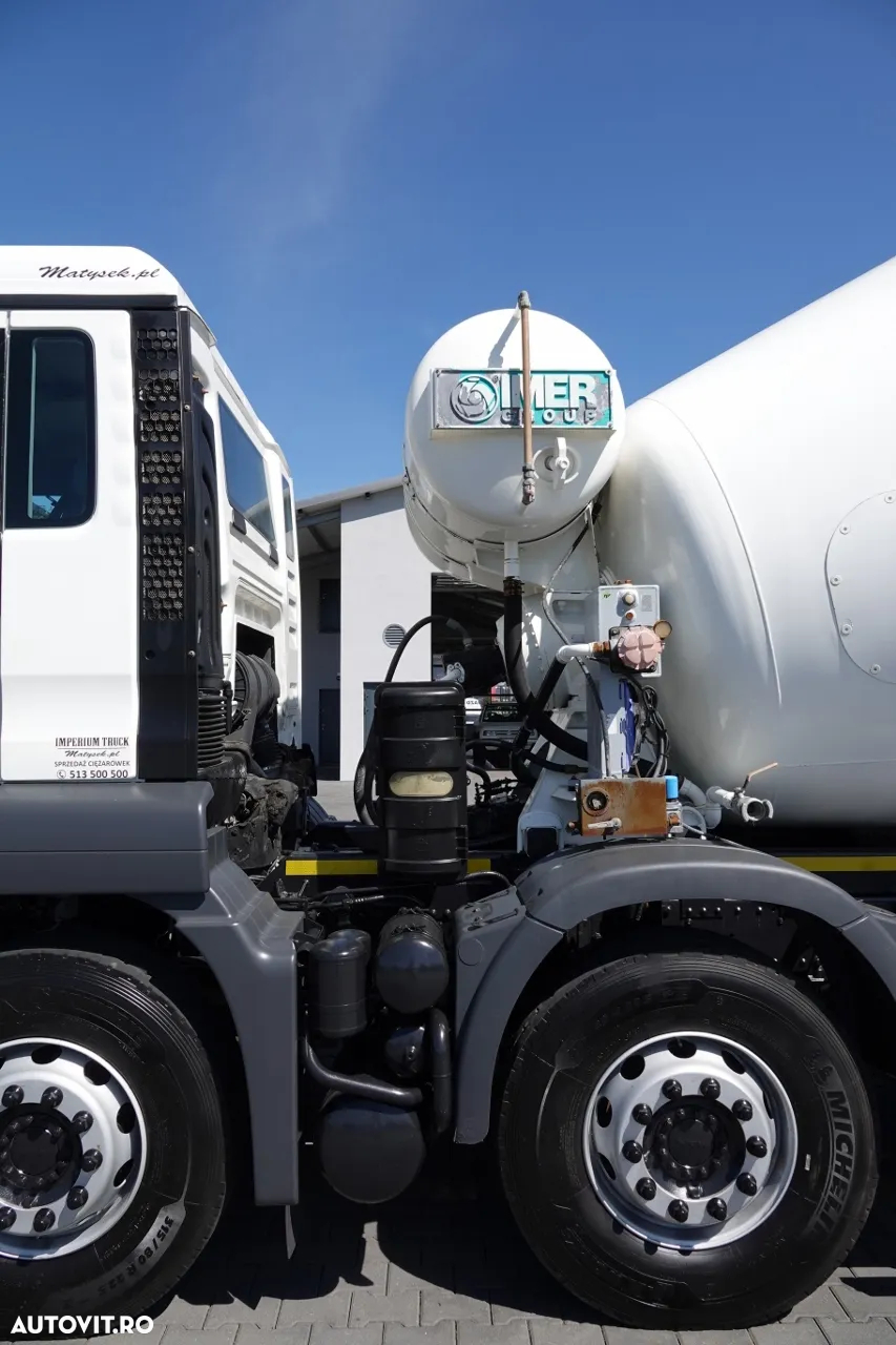 MAN TGS 32.400 / 8X4 / BETONIERĂ / 9 M3 / IMER / MANUALĂ / EURO 6 - 16