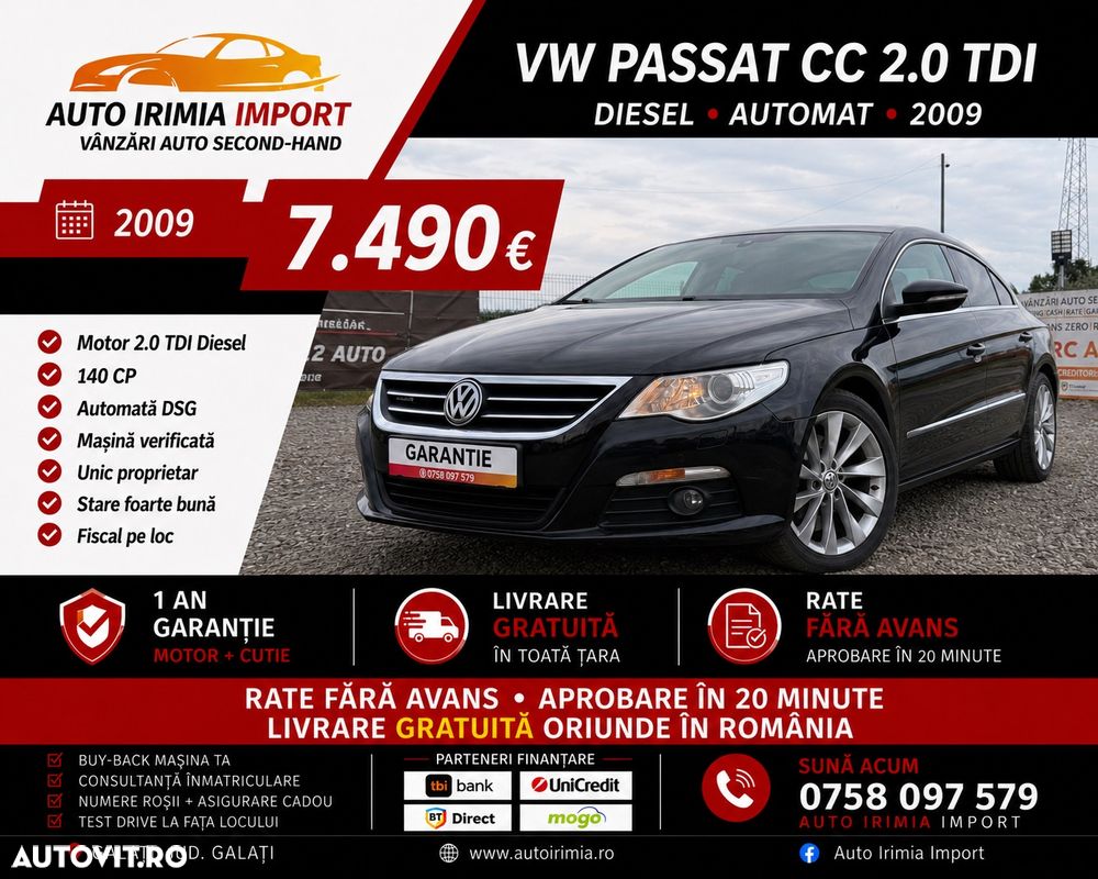 Volkswagen Passat CC 2.0 Blue TDI DSG - 1