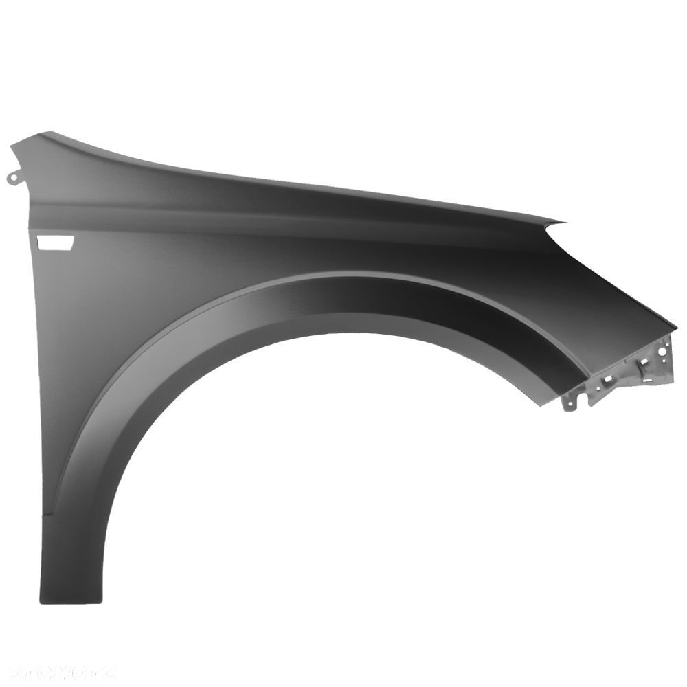 BLU Błotnik OPEL ASTRA H 3 III Z177 prawy srebrny 04-14 przódCarbonGrau - 2