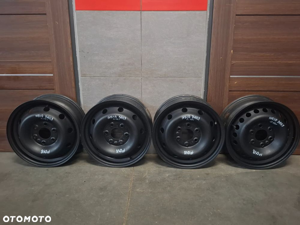 Felgi stalowe Iveco Daily 4 sztuki 6x125 szerokość 6,5Jx16H2 ET68 otwór centralny 74,1 mm - 1
