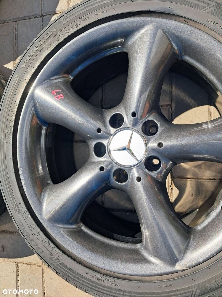 mercedes-benz clk w209 felgi aluminiowe koła lato 17" 5x112 et30 et36 - 6