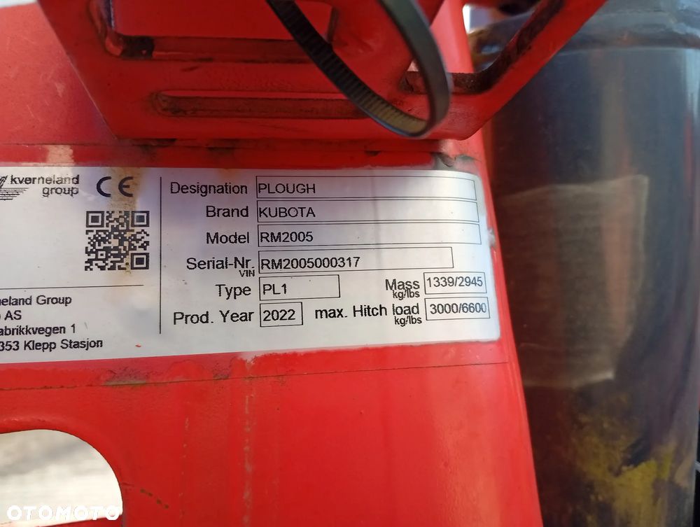 Kubota RM2005 - 3