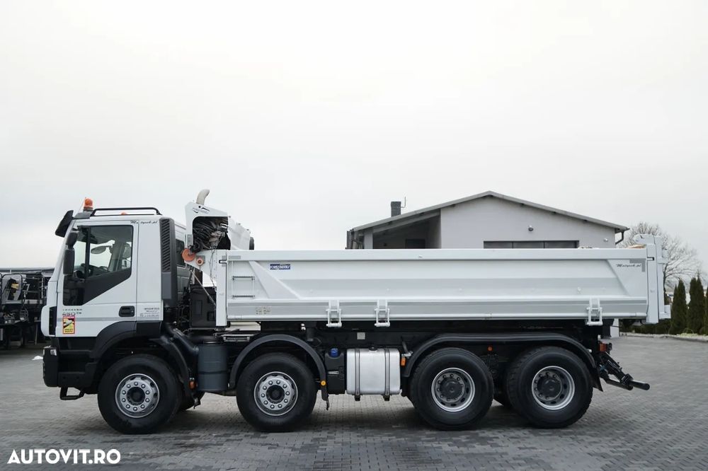 Iveco TRAKKER 450 / 8x4 / BASCULATOR / HYDRODOXY / BORDMATIC / EURO 6 / - 12