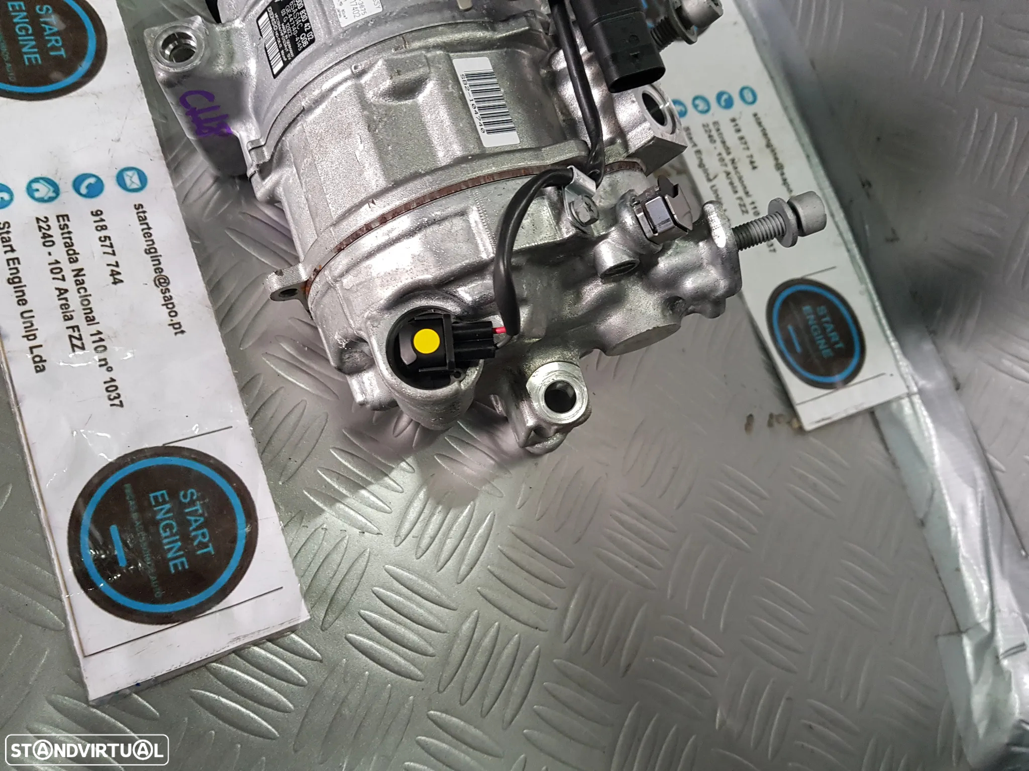 Compressor Ar condicionado Mercedes CLA W118 C118 Classe A B W177 W247 GLE GLC GLB 180 CDI 200 CDI 220 CDI 2019 a 2024 - 3