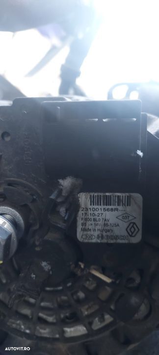 Alternator 1.6 sce dacia LODGY motor nissan 231001568R - 2