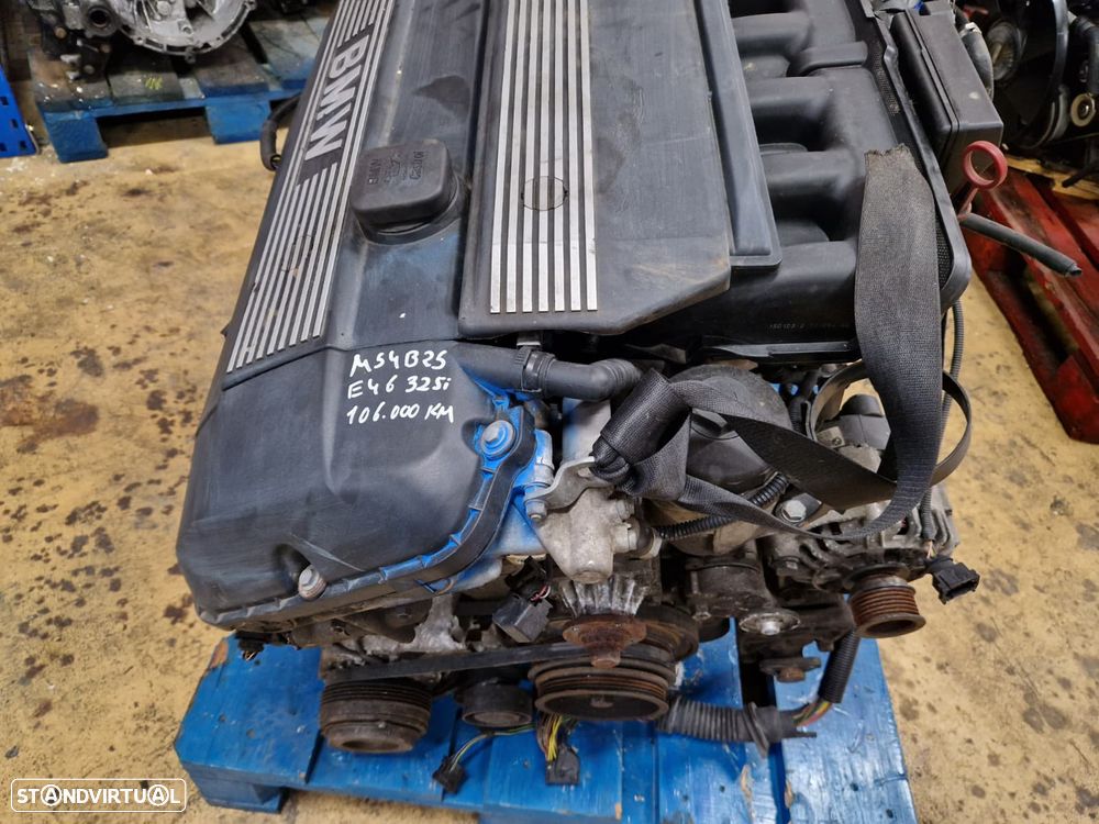 Motor usado M54B25 BMW 325I E46 192CV 525I E39 E36 106.000 KM M54 - 3