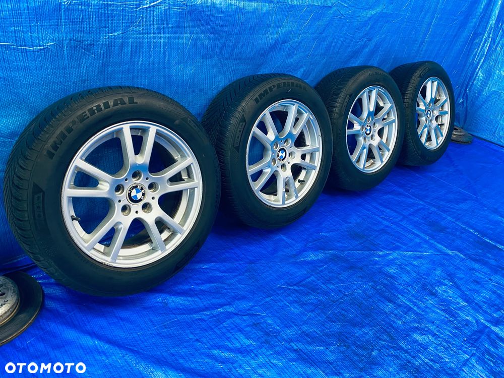KOŁA KOŁO 17 FELGA ALUMINIOWE ALUSY 17" x 8J  5X120 ; 72.6 mm ET46 KOMPLET ; OPONY WIELOSEZONOWE WIELOSEZON CAŁOROCZNE IMPERIAL ; BMW X3 E83 E53 E60 E61 E65 ; 3412060 ORYGINAŁ - 2
