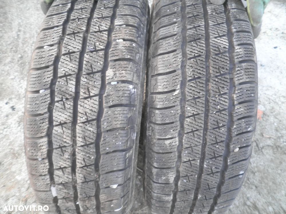 Set 2 jante VW T5 + anvelope iarna 205/65/R16 7H0601027D - 3