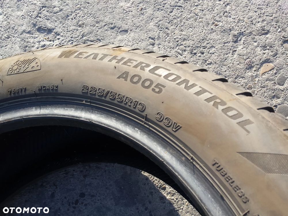 19” - BRIDGESTONE - 225/55 r19 cali –  CALOROCZNE Opony Wielosezonowe 4season WEATHER-CONTROL- stan: BDB - Gwarancja + Możliwy MONTAŻ  !! - 5