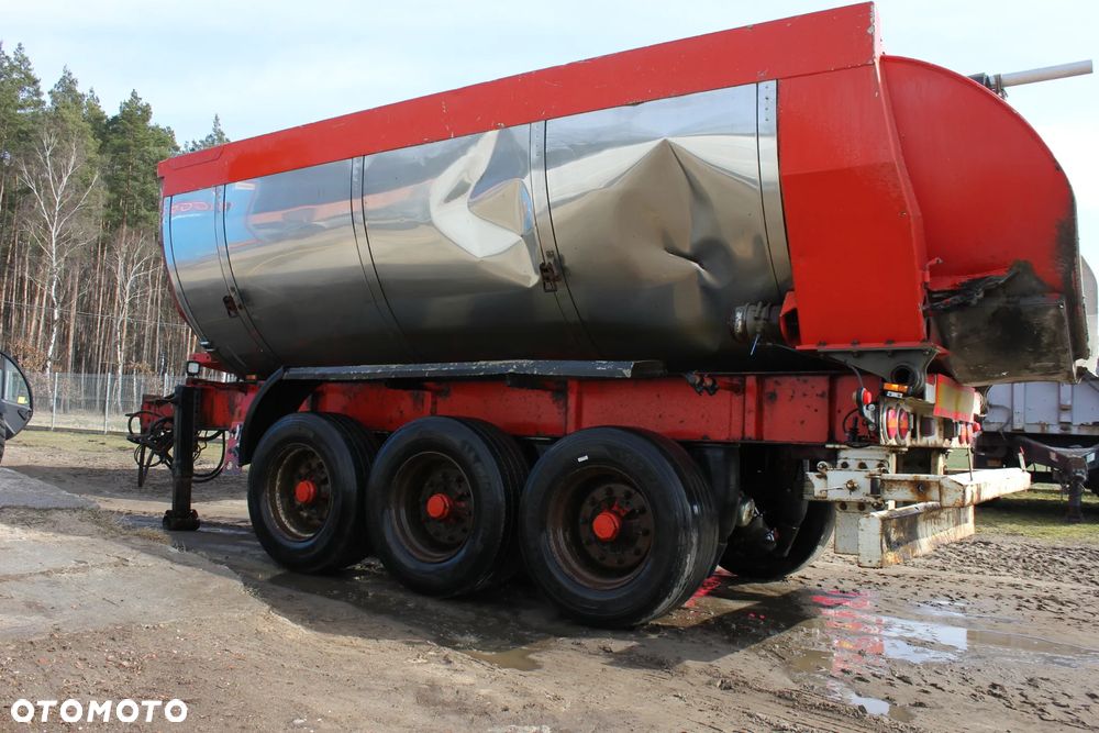 Kel-Berg WYWROTKA TYLNO ZSYPOWA 3 OSIOWA NETTO 27000ZŁ KLAMKA DO POZIOMOWANIA PRZYCZEPY - 5