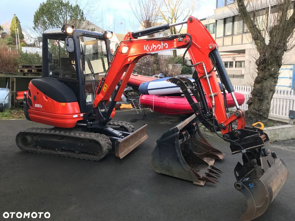 Kubota KX61-3 + 4 łyżki - 2