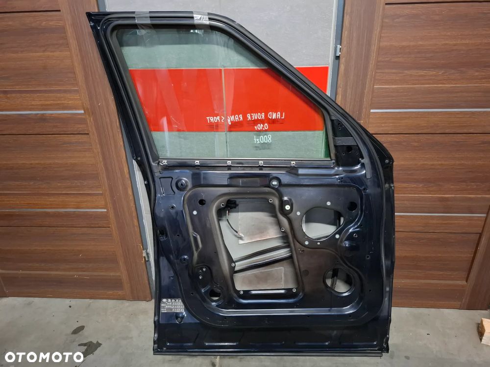 Drzwi lewy przód Land Rover Range Rover Sport rok 2010 lift 5,0 V8 510 KM kolor granatowy metalik - 6