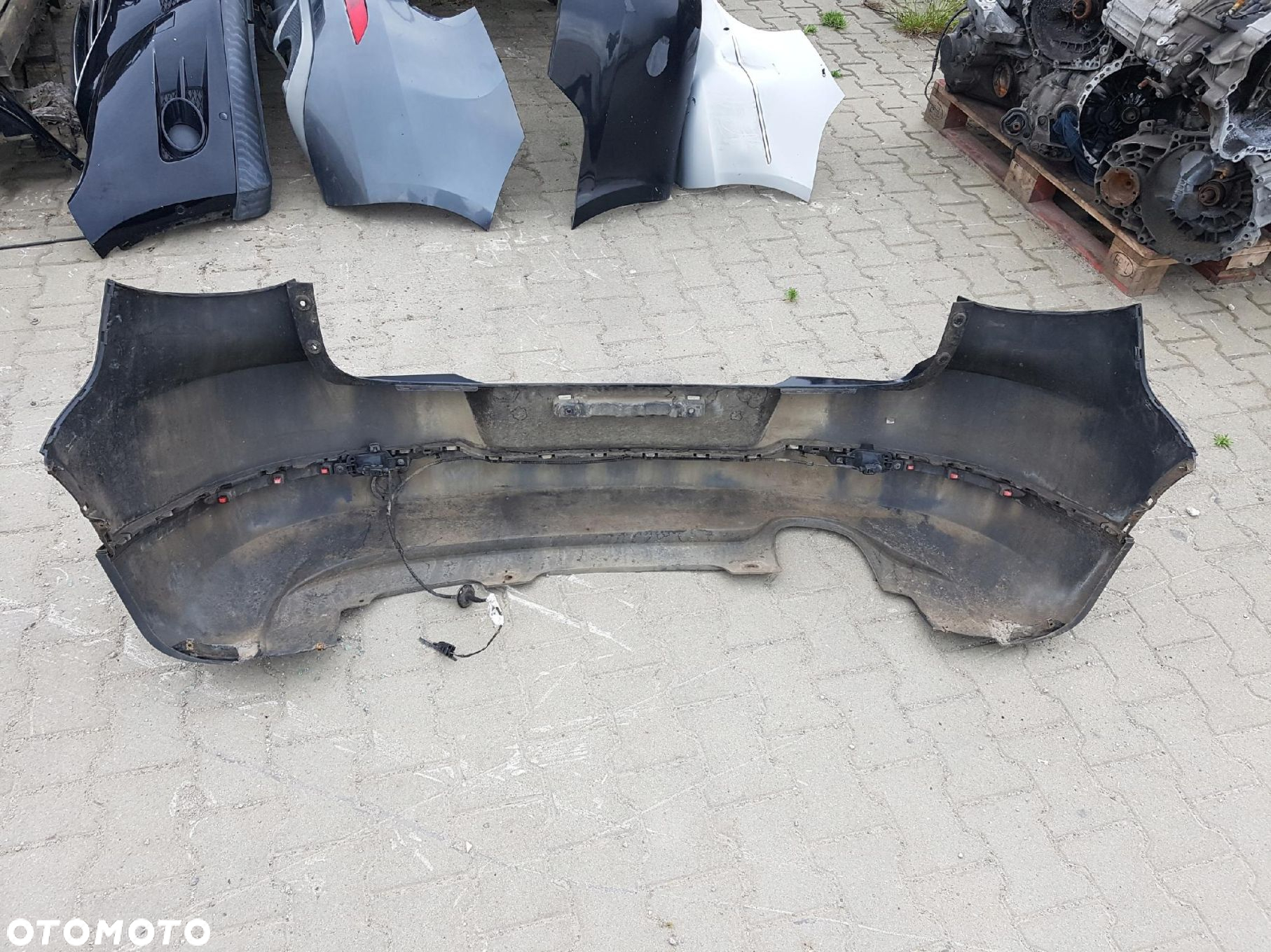 VW TIGUAN I 5N 06-10r ZDERZAK TYLNY TYŁ LC9X - 7