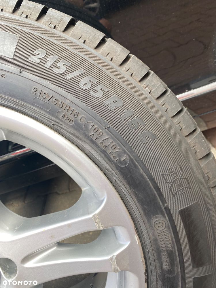 Koła aluminiowe .Super Stan.7,5x16 et 35 5x112 otwór 66,5 mm opony  Michelin 6,8 mm - 13