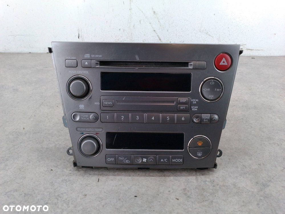 RADIO FABRYCZNE SUBARU OUTBACK III 86201AG430 Y37-1102-73 - 2