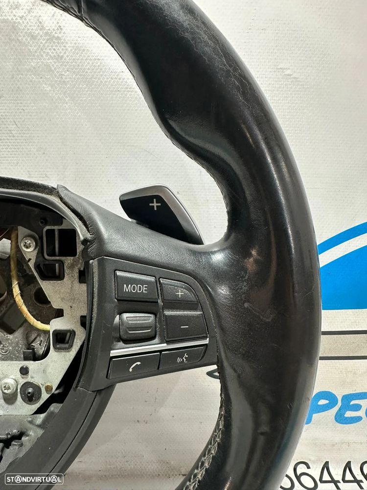 .Volante Patilhas Multifunções Pele Perfurada Original Pack M BMW Serie 1 F20 F21 7845877 - 9