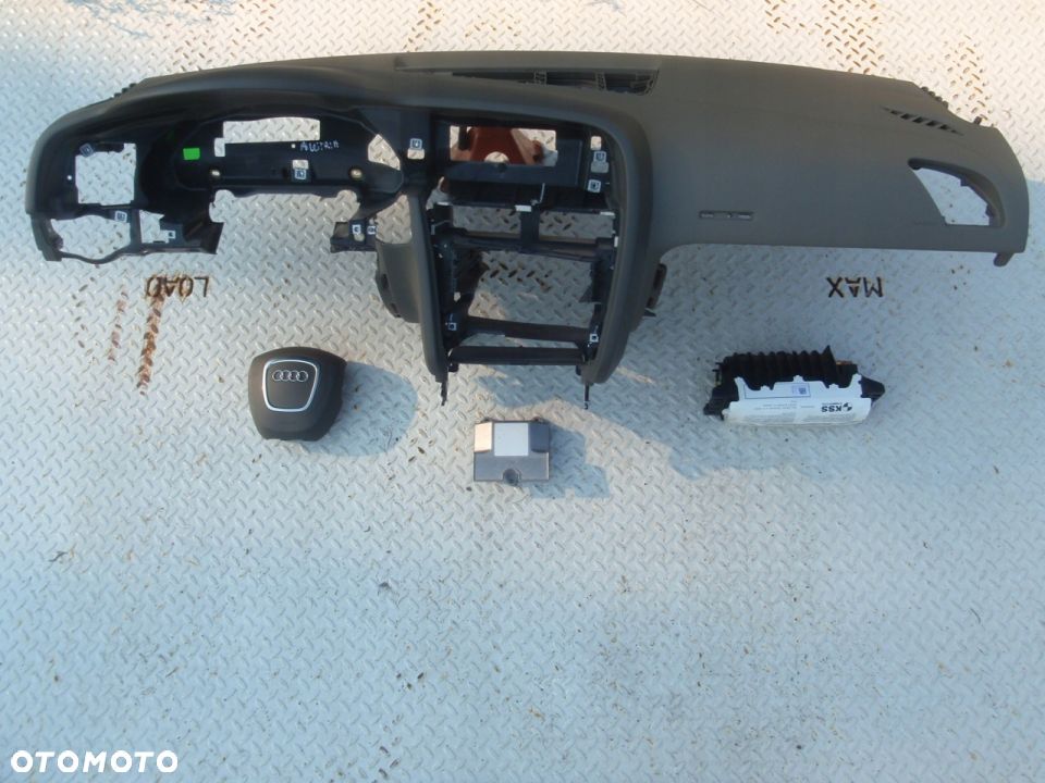 AUDI A5 S5 8T DESKA KONSOLA KOKPIT PULPIT PÓŁKA PARAPET AIRBAG oliwkowa - 2