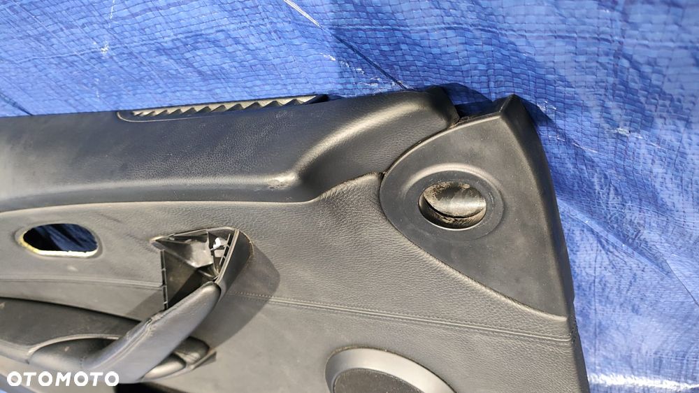 BOCZEK TAPICERKA DRZWI LEWY PRZÓD CZARNY PODUSZKA AIRBAG BMW E63 E64 - 7