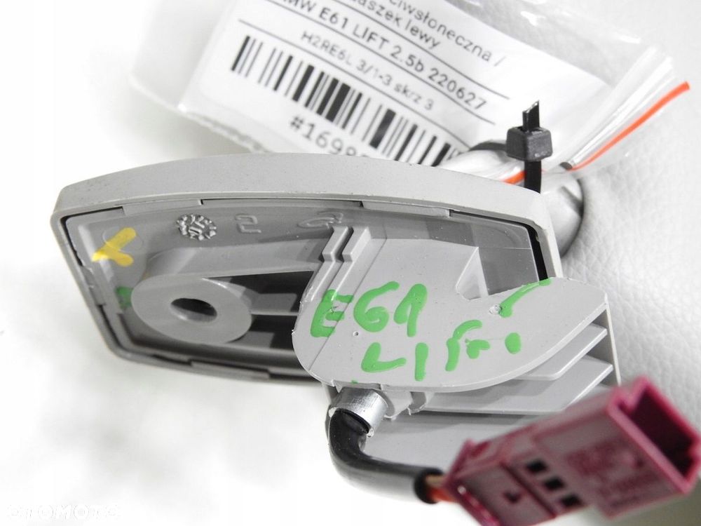 SŁONECZNIK OSŁONA LEWA BMW E60 E61 LIFT 7066649 - 7