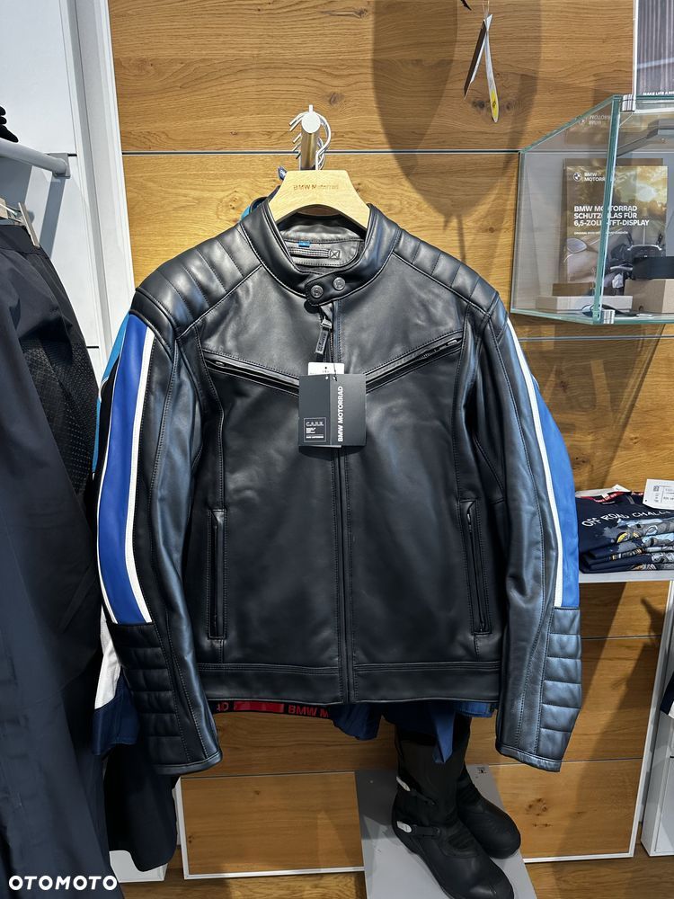 Skórzana kurtka motocyklowa BMW Schwabing Czarna - 4