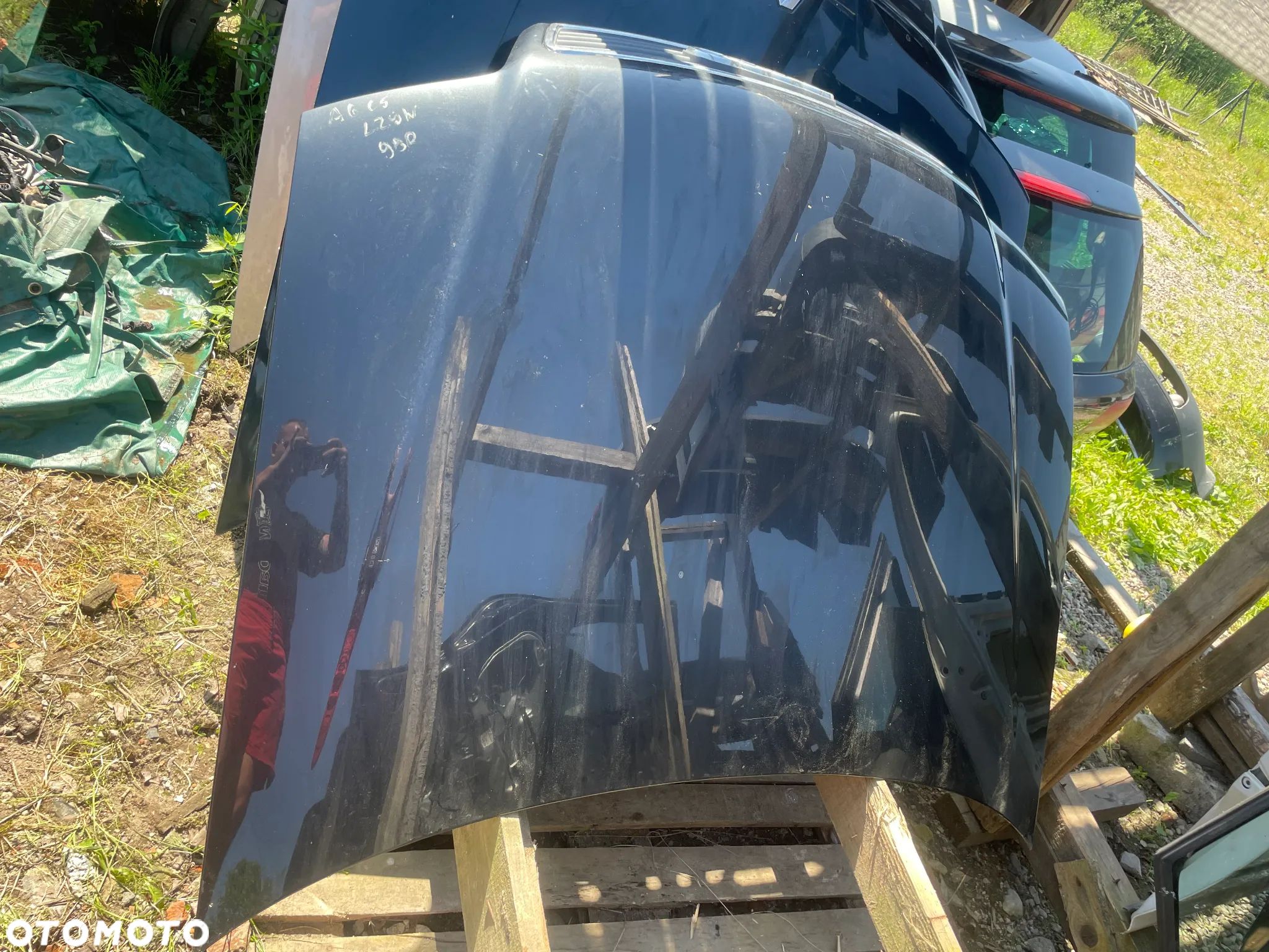 AUDI A6 C5 98R LZ9W MASKA POKRYWA SILNIKA CZARNA - 1