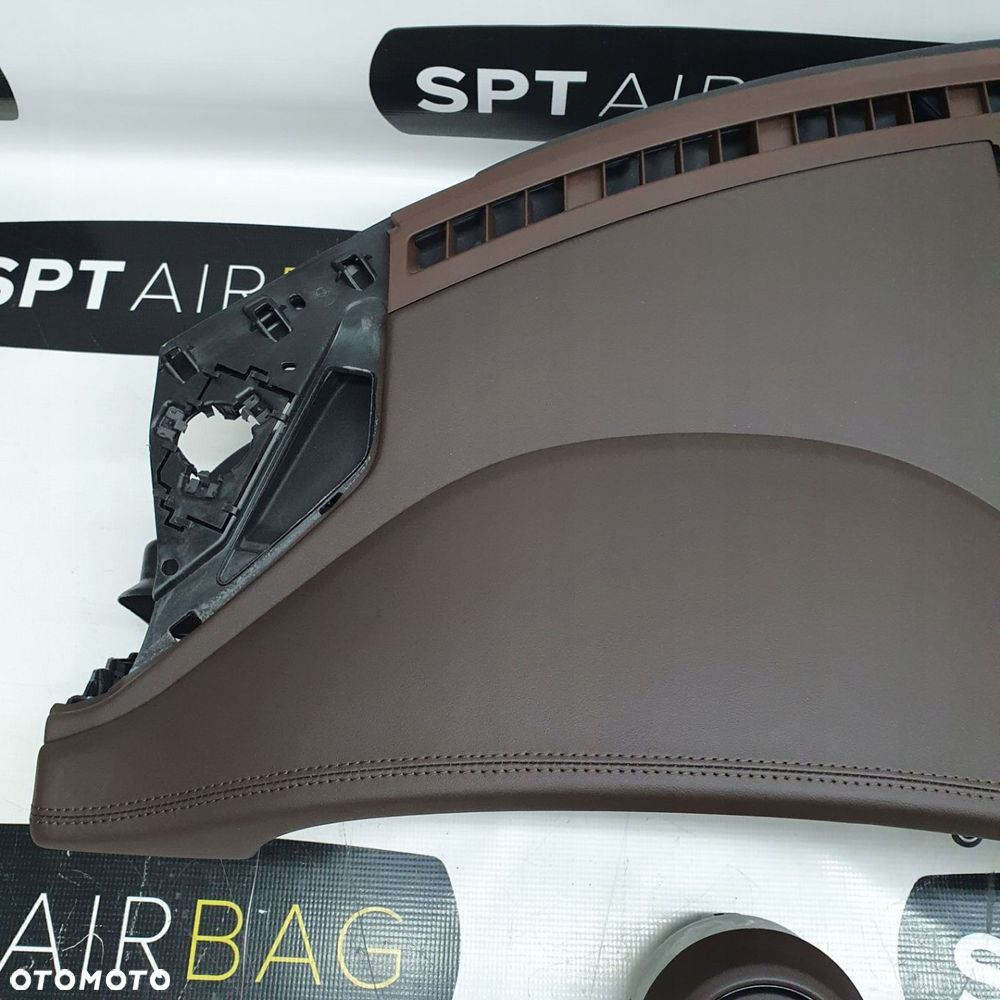 PORSCHE 911 CARRERE 992 DESKA ROZDZIELCZA BRĄZOWA KONSOLA KOKPIT PULPIT PODUSZKI AIRBAG AIR BAG PASY KURTYNY KIT SET - 2