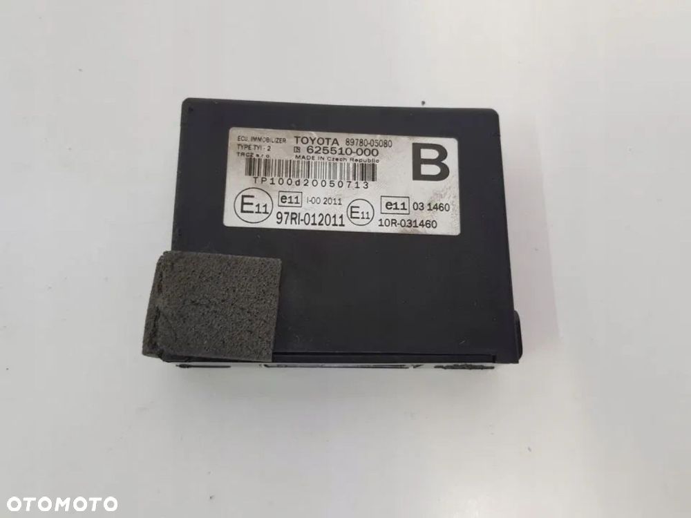 MODUŁ STEROWNIK IMMO TOYOTA AVENSIS T27 8978005080 - 1