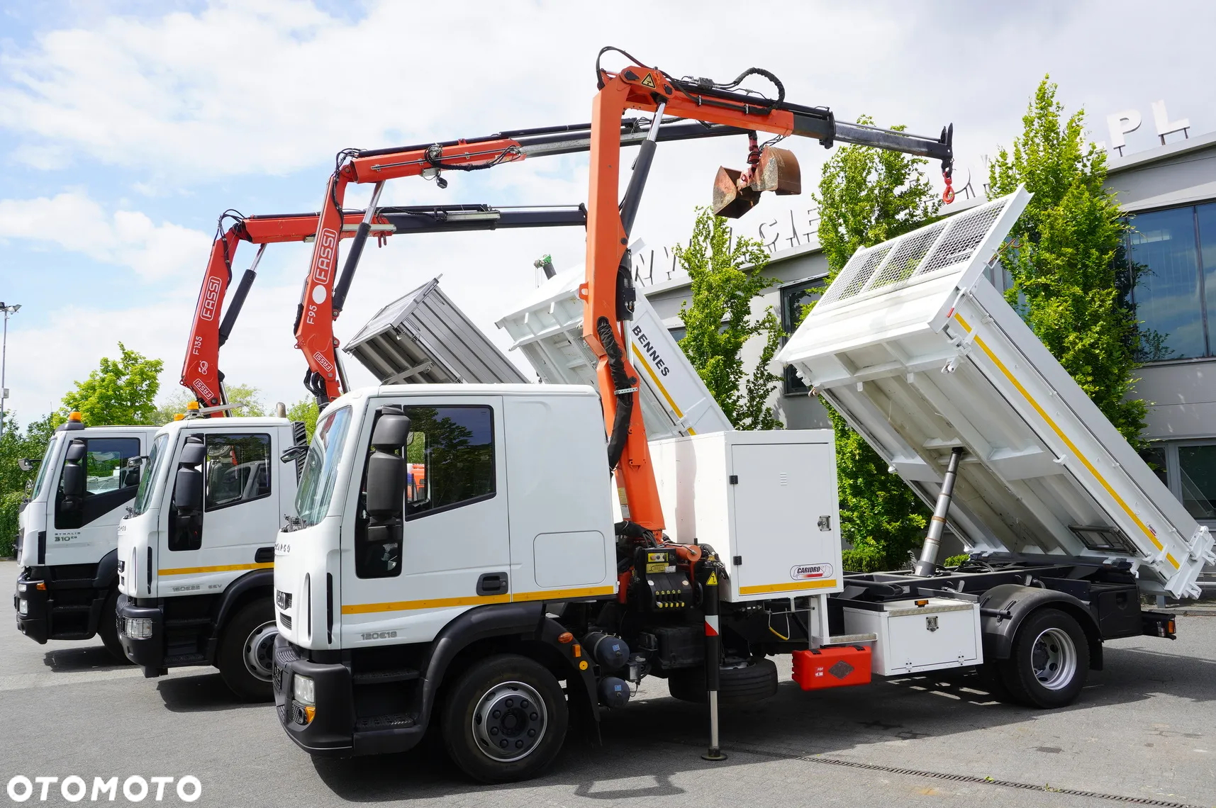 Iveco Stralis 310 E6 / NOWA Wywrotka 3-stronna / Dźwig Fassi F135 z pilotem - 5
