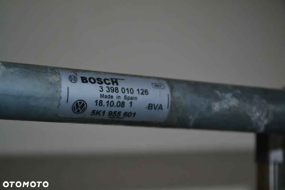 VW GOLF V VI JETTA MECHANIZM WYCIERACZEK PRZÓD PRZEDNI EUROPA 5K1955601 3398010126 - 3